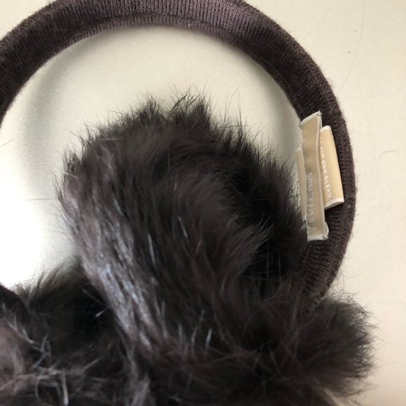 Micheal Kors rabbit fur ear muffs - Picture 3 of 5